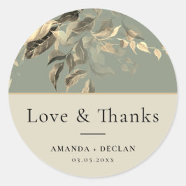 Adesivo Casamento Floral Verde de Salas Selvagens