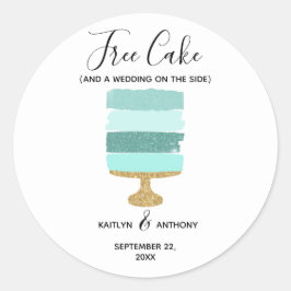 Adesivo Casamento Fotográfico moderno e engraçado do Bake 