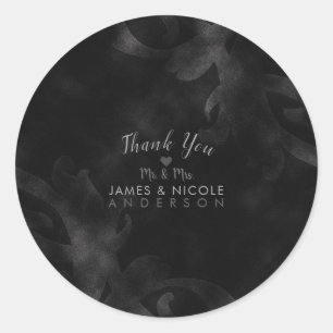 Adesivo Casamento Glam do encanto do vintage elegante