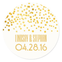 Casamento Gold Foil Confetti