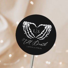 Adesivo Casamento Gótico Moderno da Till Death