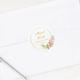Adesivo Casamento Islâmico Personalizado Nikkah Shaadi Flo