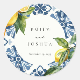 Adesivo Casamento Italiano Lemon Citrus Positano