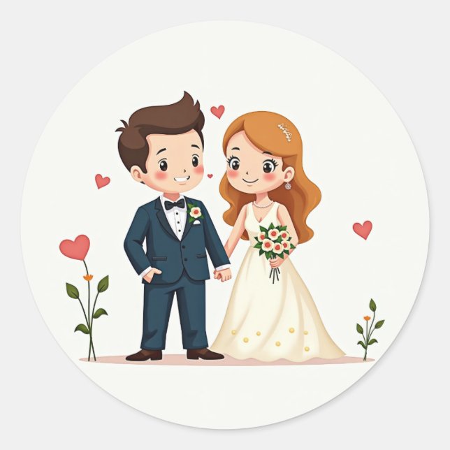 Adesivo Casamento Joy Stickers (Frente)