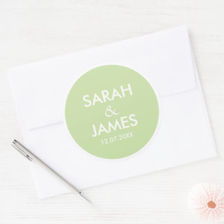 ADESIVO CASAMENTO LARANJA COM NOME PERSONALIZADO MODERNO E