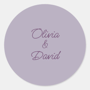 Adesivo Casamento lilac legante