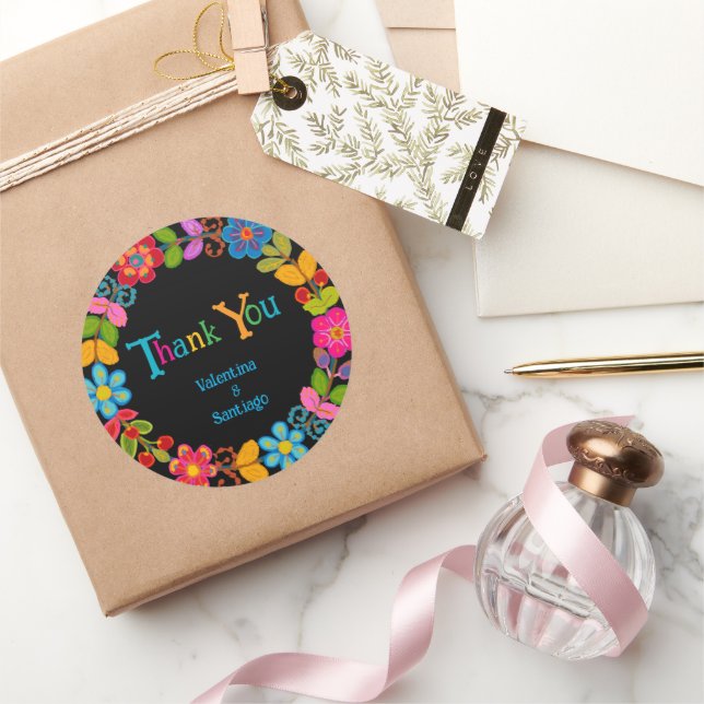 Adesivo Casamento mexicano moderno (Presentear)