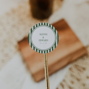 Adesivo Casamento Minimalista com Nomes do Noivo e da Noiv