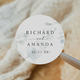 Adesivo Casamento Minimalista Moderno Elegante