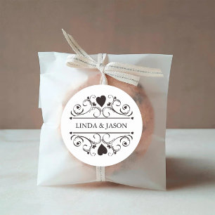 Adesivo Casamento Minimalista Moderno Personalizado
