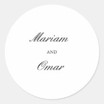 Casamento Minimalista Preto e Branco com Letra Ele