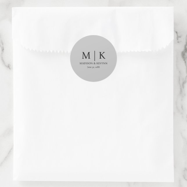 Adesivo Casamento mínimo e elegante (Bolsa)