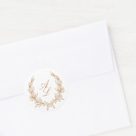 Adesivo Casamento mínimo Elegante de Arcos Botânicos