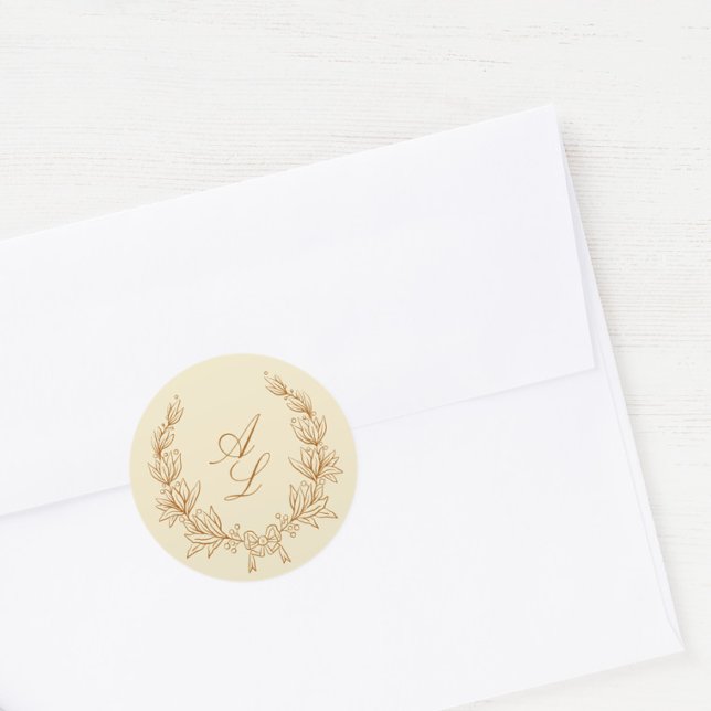 Adesivo Casamento mínimo Elegante de Arcos Botânicos (Criador carregado)