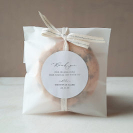 Adesivo Casamento Moderno e Minimalista Muito Obrigado