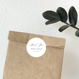 Adesivo Casamento Moderno Minimalista | Preto e branco