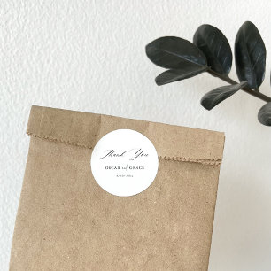 Adesivo Casamento Moderno Minimalista Preto e branco