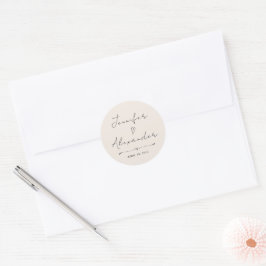 Adesivo Casamento Moderno Minimalista Sticker