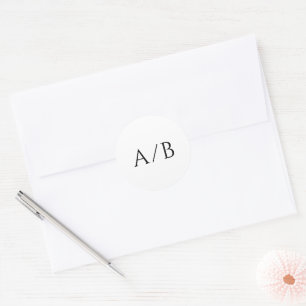 Adesivo Casamento Moderno Preto e Branco Elegante
