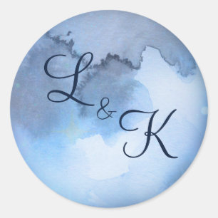 Adesivo Casamento Monograma Celestial Lua Cheia No Céu Lun