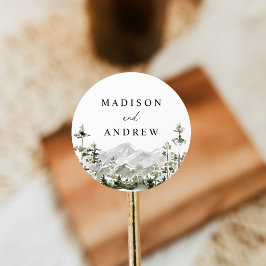 Adesivo Casamento na Floresta de Sempre-Vivas da Montanha 