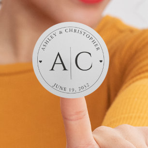 Adesivo Casamento Negra Elegante Moderno de Fumaça