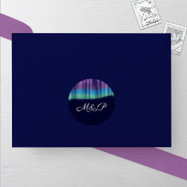 Adesivo Casamento no inverno das luzes do norte