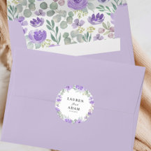 Casamento Nomes de Casais Florais Roxos Boho