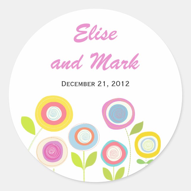 Adesivo Casamento Obrigado Sticker (Frente)