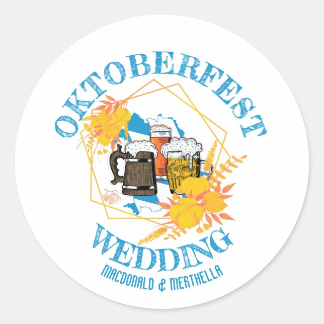 Adesivo Casamento OKTOBERFEST (Frente)