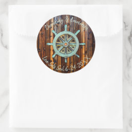 Adesivo Casamento ou Noivado náutico russo