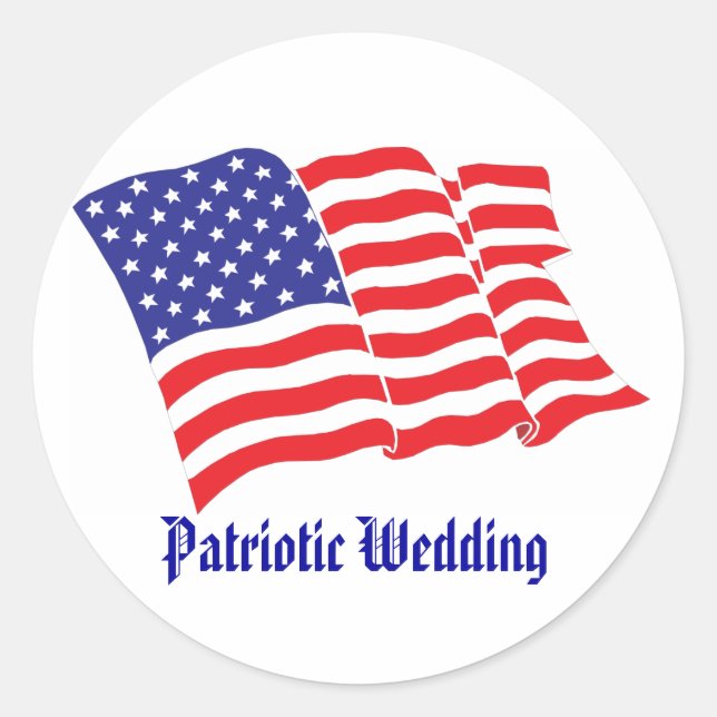 Adesivo Casamento Patriótico (Frente)