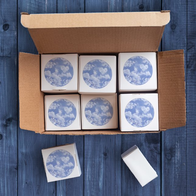 Adesivo Casamento Personalizado Azul Moderno e Coração da  (Criador carregado)