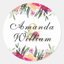 Casamento Personalizado Cor Floral Cor-de-Rosa