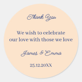 Adesivo Casamento Personalizado de Cerco Simples