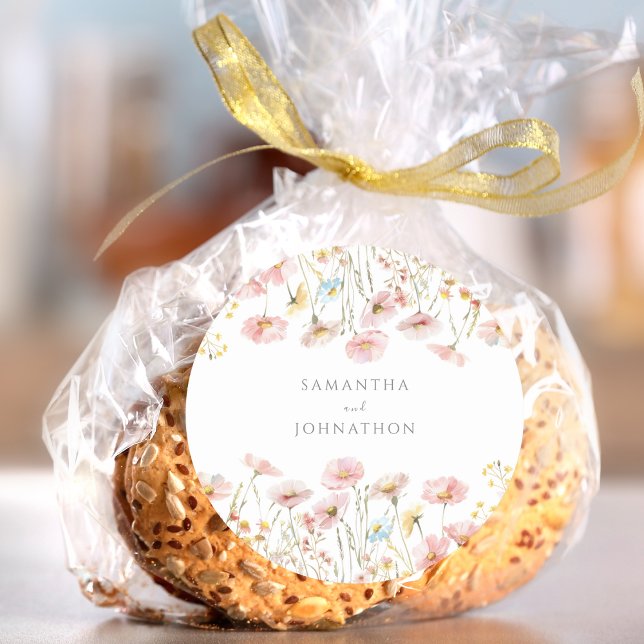 Adesivo Casamento Personalizado De Cores De Vidro Rosa (Criador carregado)