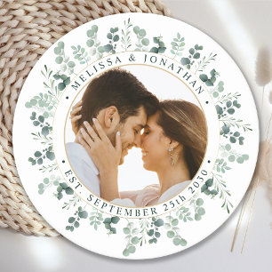 Adesivo Casamento Personalizado de Foto Eucalyptus Greener