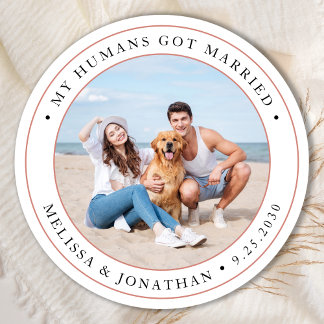 Adesivo Casamento Personalizado de Recem casados Moderno