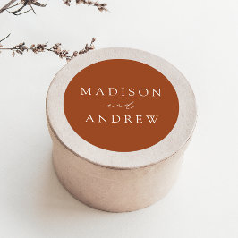 Adesivo Casamento Personalizado do Elegante Moderno Terrac