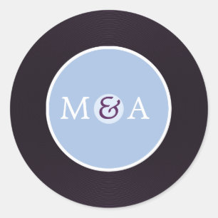 Adesivo Casamento Personalizado Do Registro De Vinilo