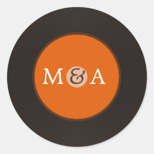 Adesivo Casamento Personalizado Do Registro De Vinilo