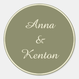 Adesivo Casamento Personalizado Dourado Simples e Antiquad