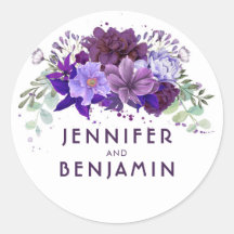 Casamento Plum Purple e Lavanda Floral