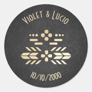 Adesivo Casamento Preto do Geek de Jogo de Vídeo