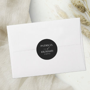 Adesivo Casamento Preto e Branco