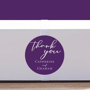Adesivo Casamento Real Purple Evening Personalizado