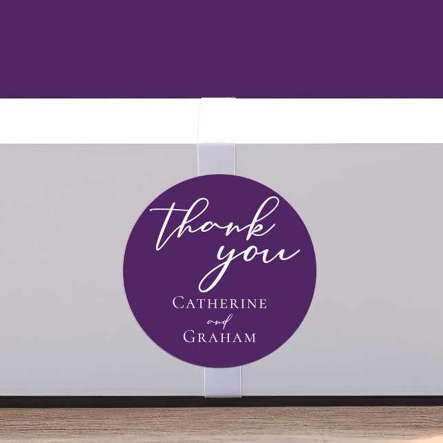 Adesivo Casamento Real Purple Evening Personalizado (Criador carregado)