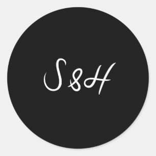 Adesivo Casamento Retro do Boho Branco Negro da Dolce Vita