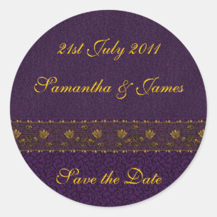 Adesivo Casamento Rich Purple