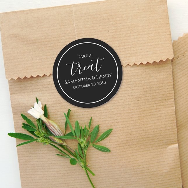 Adesivo Casamento Roteiro de Caligrafia Simples Tratamento (Criador carregado)